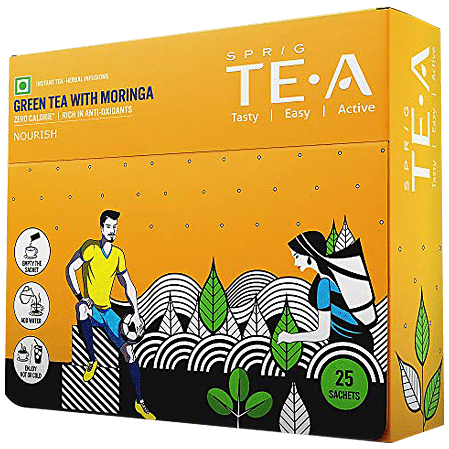 Sprig Tea TE.A Green Tea With Moringa - Fully Soluble