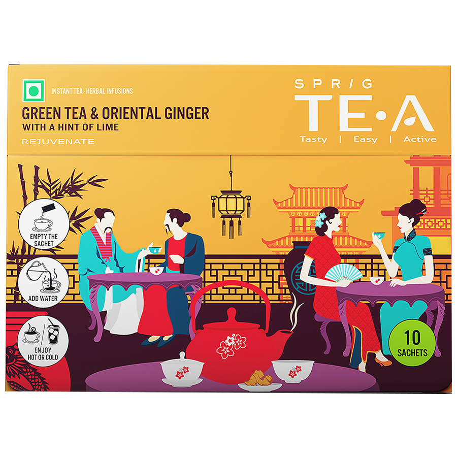 Sprig Tea Green Tea & Oriental Ginger