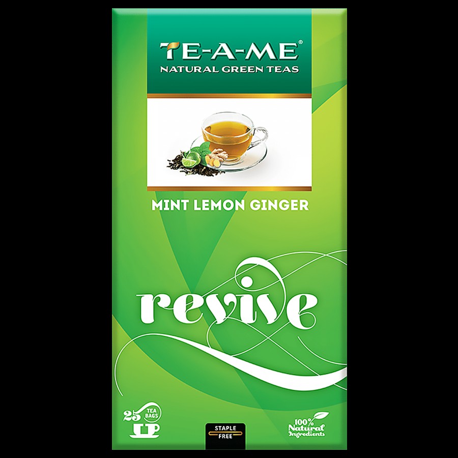 TE-A-ME Revive Tea - Mint Lemon Ginger