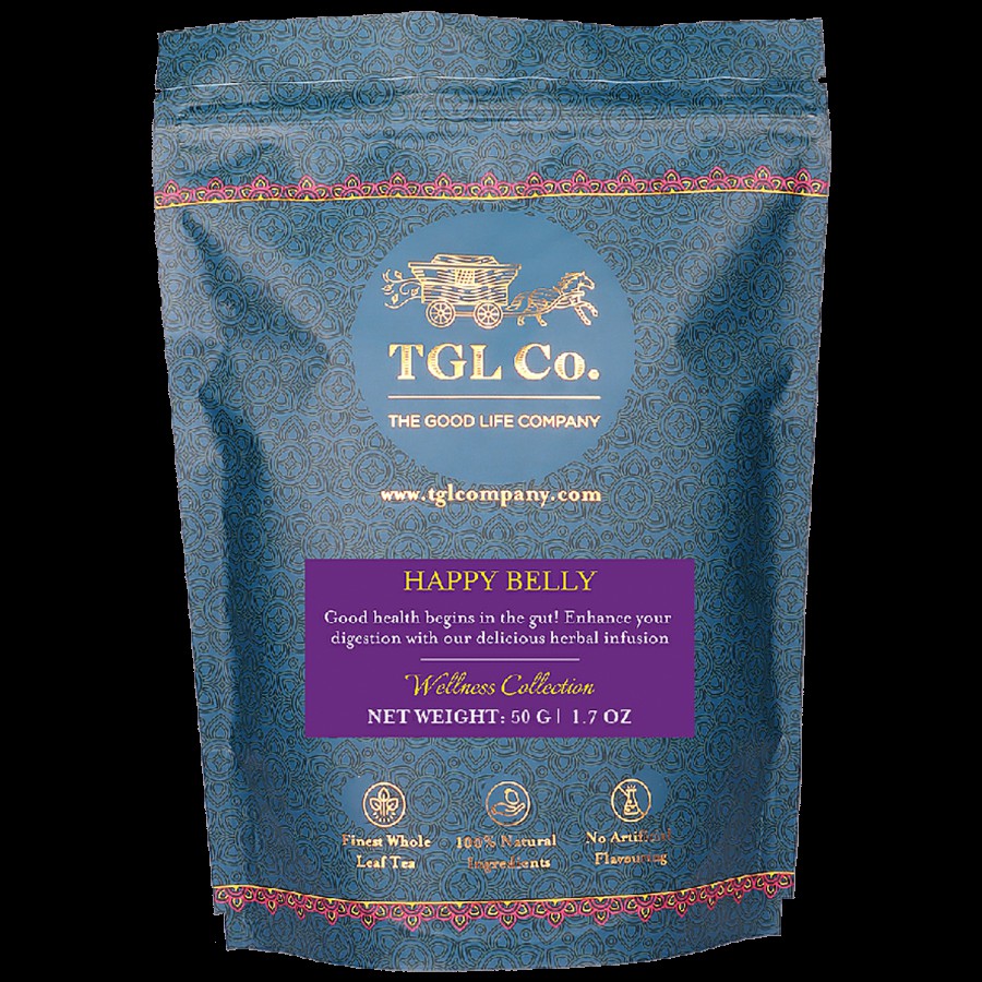 TGL Co. Happy Belly Soothing Herbal Tea for Belly