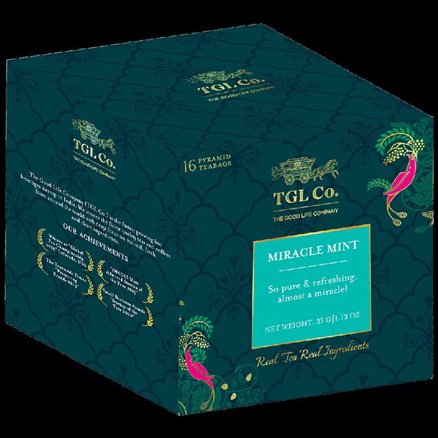 TGL Co. Miracle Mint Tea Bags Herbal Tea