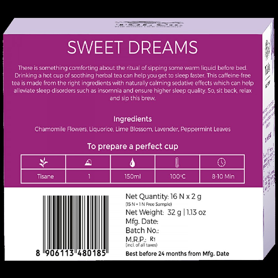 TGL Co. Sweet Dreams Chamomile Tea Bags