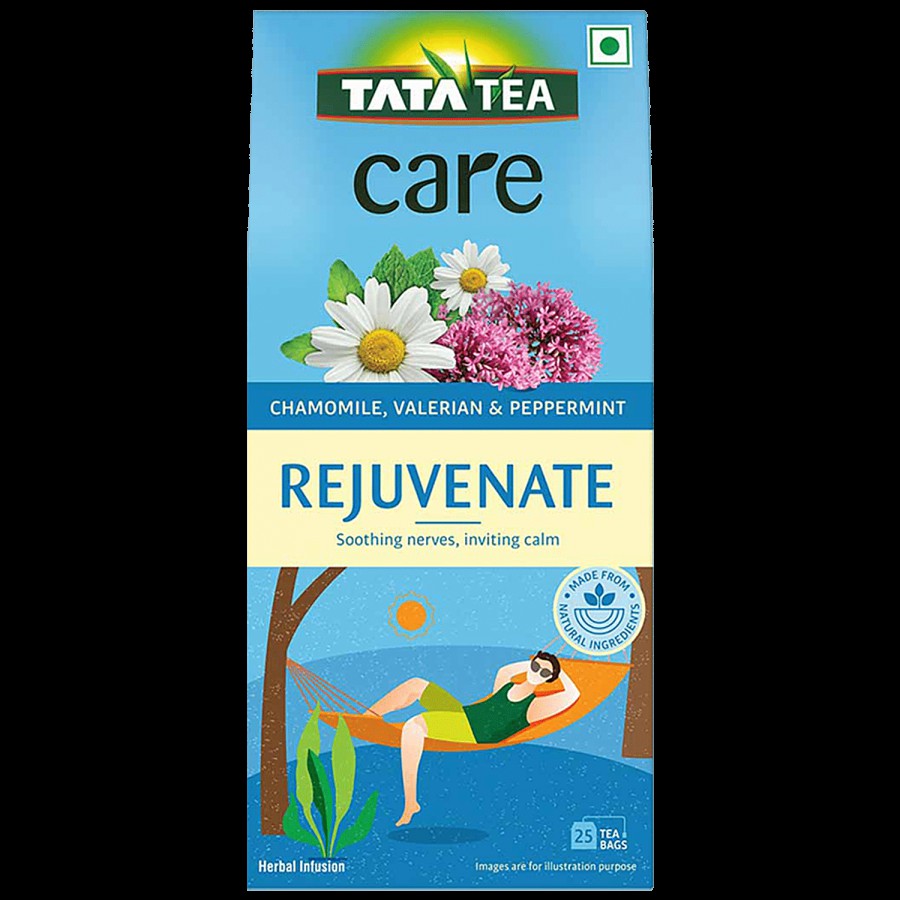 Tata Tea Care  Rejuvenate Herbal Infusion Green Tea - With Chamomile