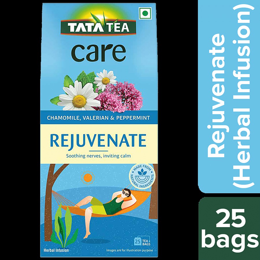 Tata Tea Care  Rejuvenate Herbal Infusion Green Tea - With Chamomile