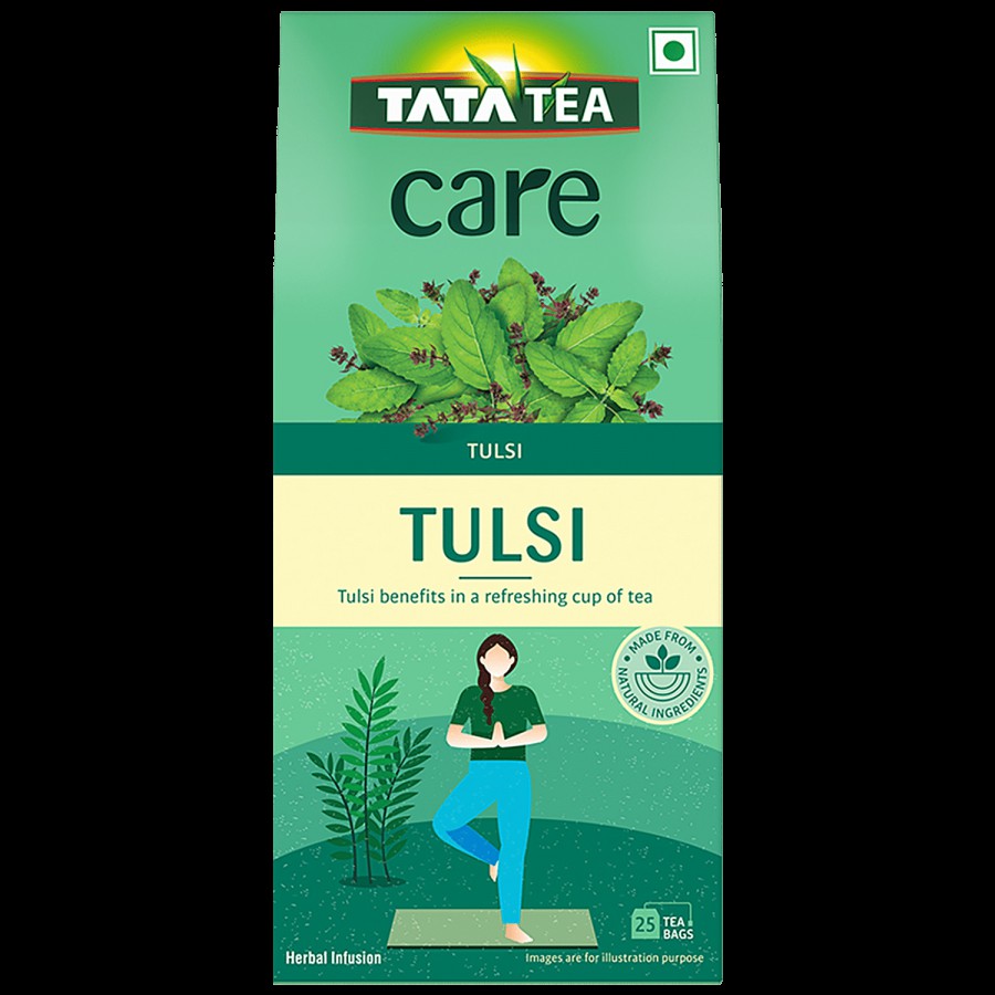 Tata Tea Care  Tulsi Herbal Infusion Green Tea