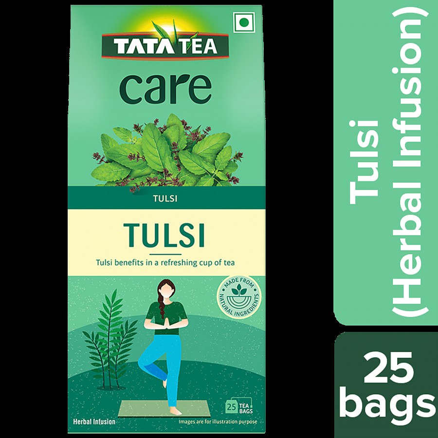 Tata Tea Care  Tulsi Herbal Infusion Green Tea