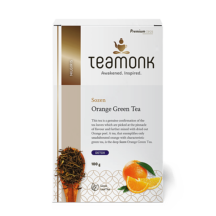 Teamonk Nilgiris Green Tea - Sozen Orange