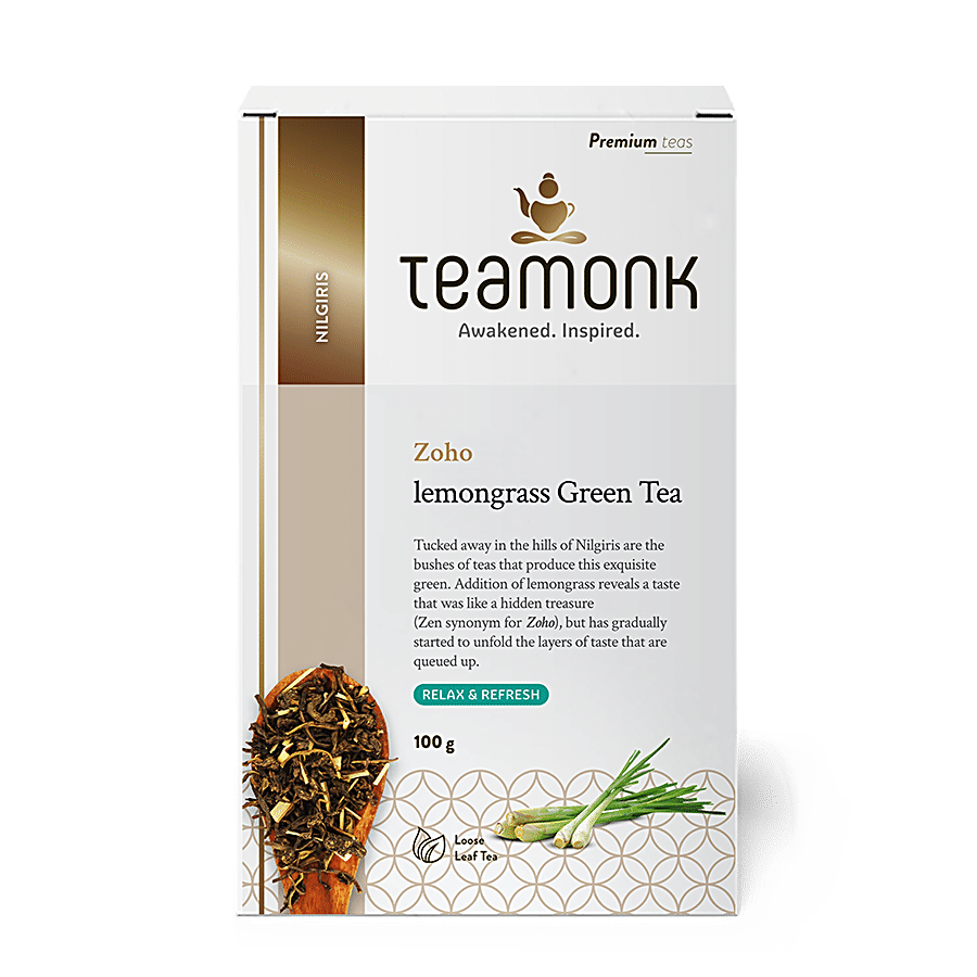 Teamonk Nilgiris Green Tea - Zoho Lemongrass