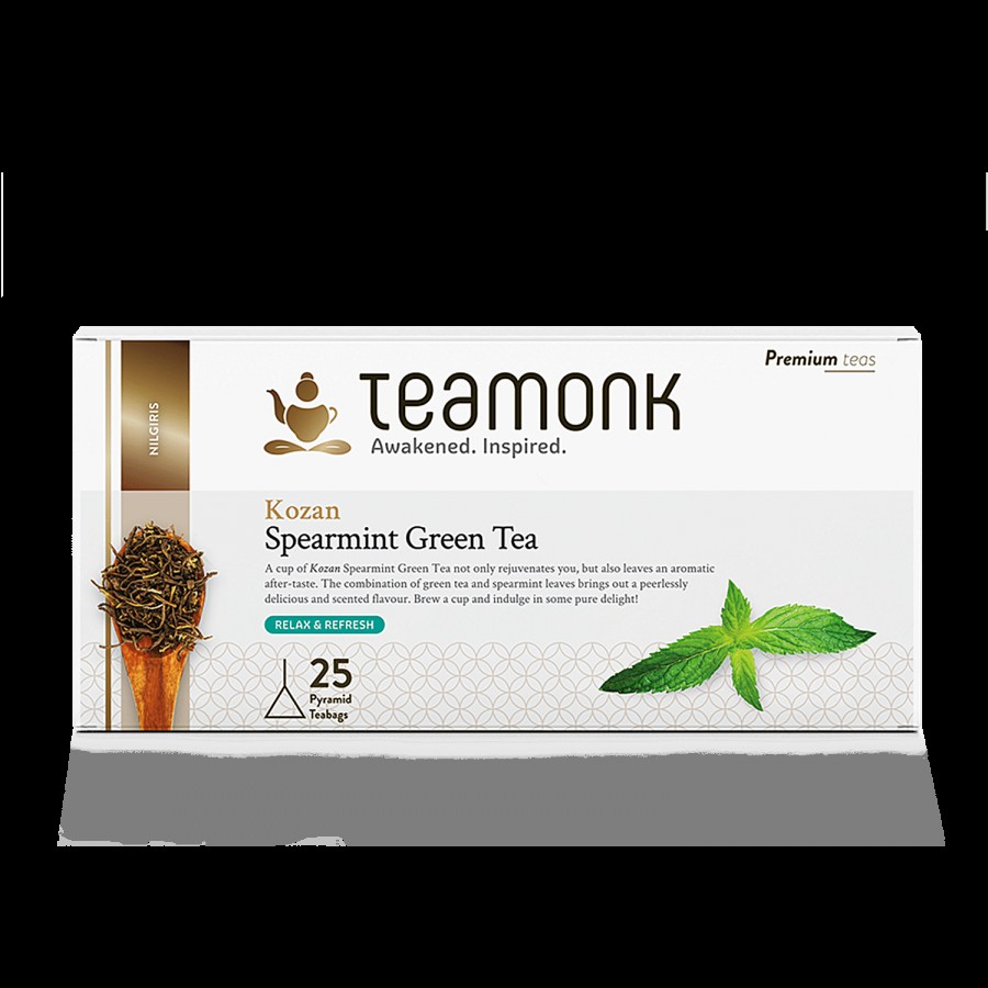 Teamonk Nilgiri Green Tea - Kozan Spearmint