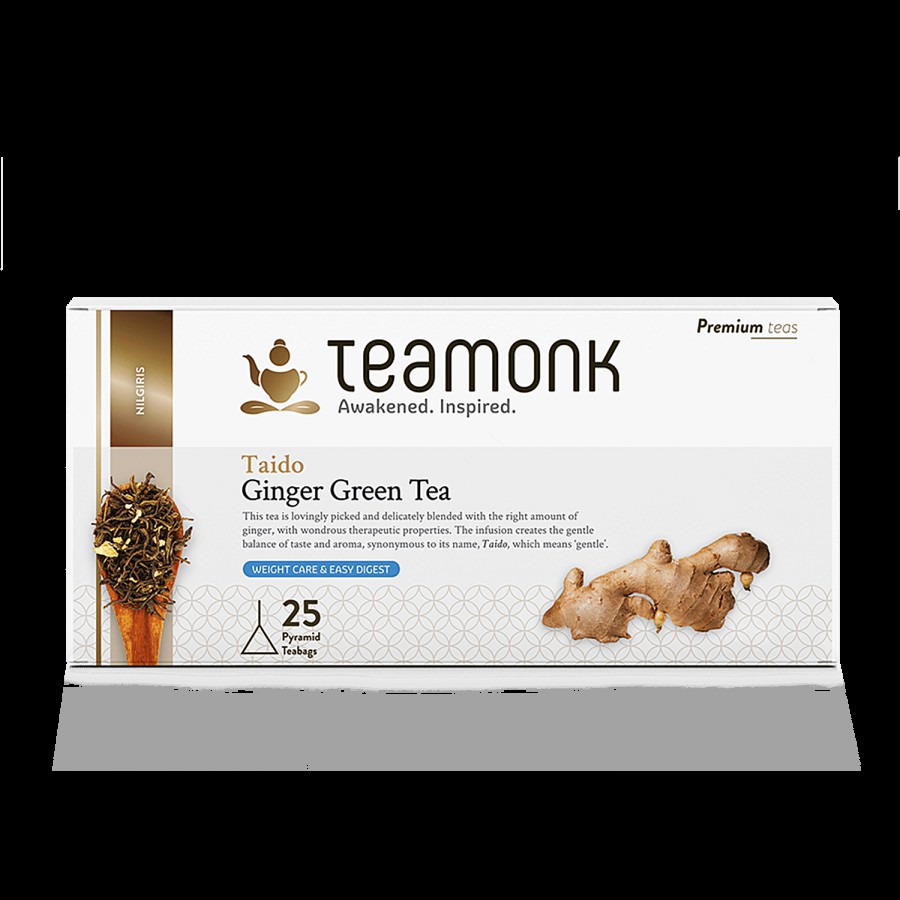 Teamonk Nilgiri Green Tea - Taido Ginger