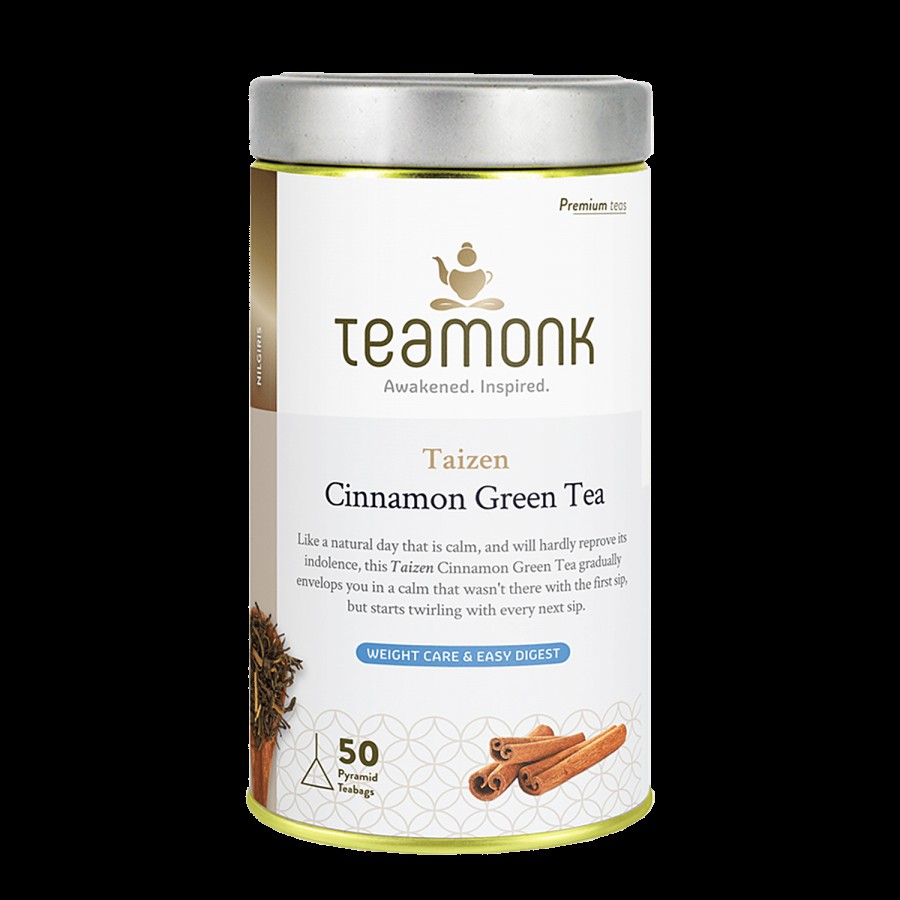 Teamonk Nilgiri Green Tea - Taizen Cinnamon