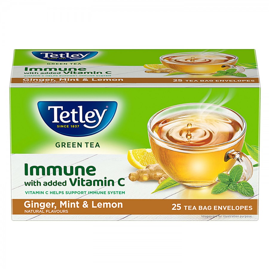 Tetley Green Tea - Immune With Added Vitamin C