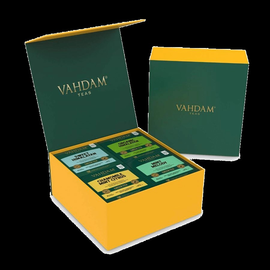 Vahdam Organic Green Tea Wellness Kit - 20 days Fitness Kit