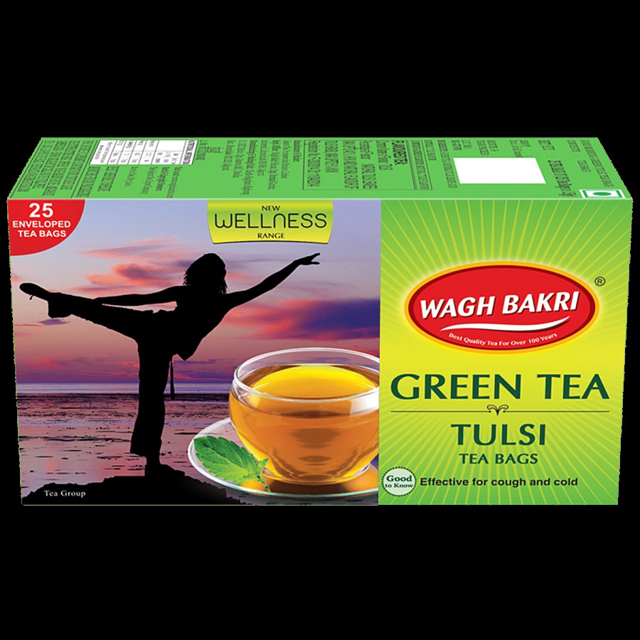 Wagh Bakri Green Tea - Tulsi