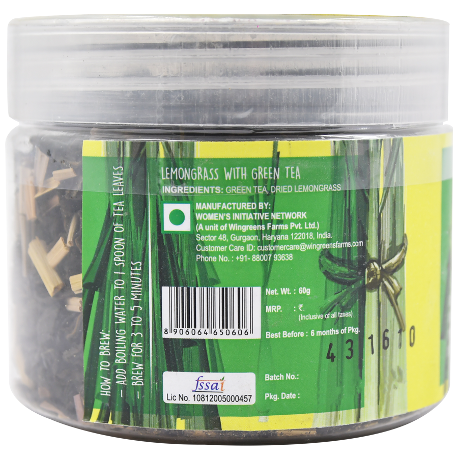 Wingreens Farms Lemongrass With Green Tea