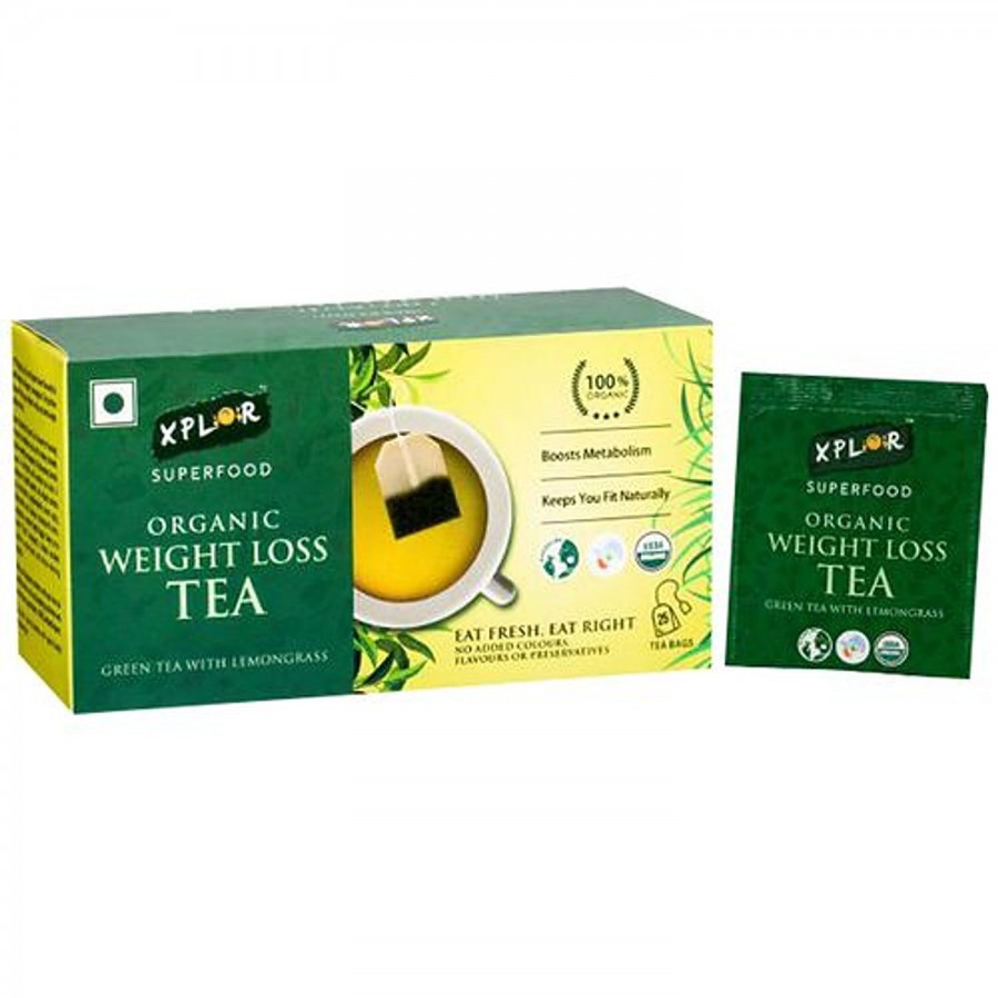 XPLOR Organic Green Tea With Lemongrass - Weight Loss