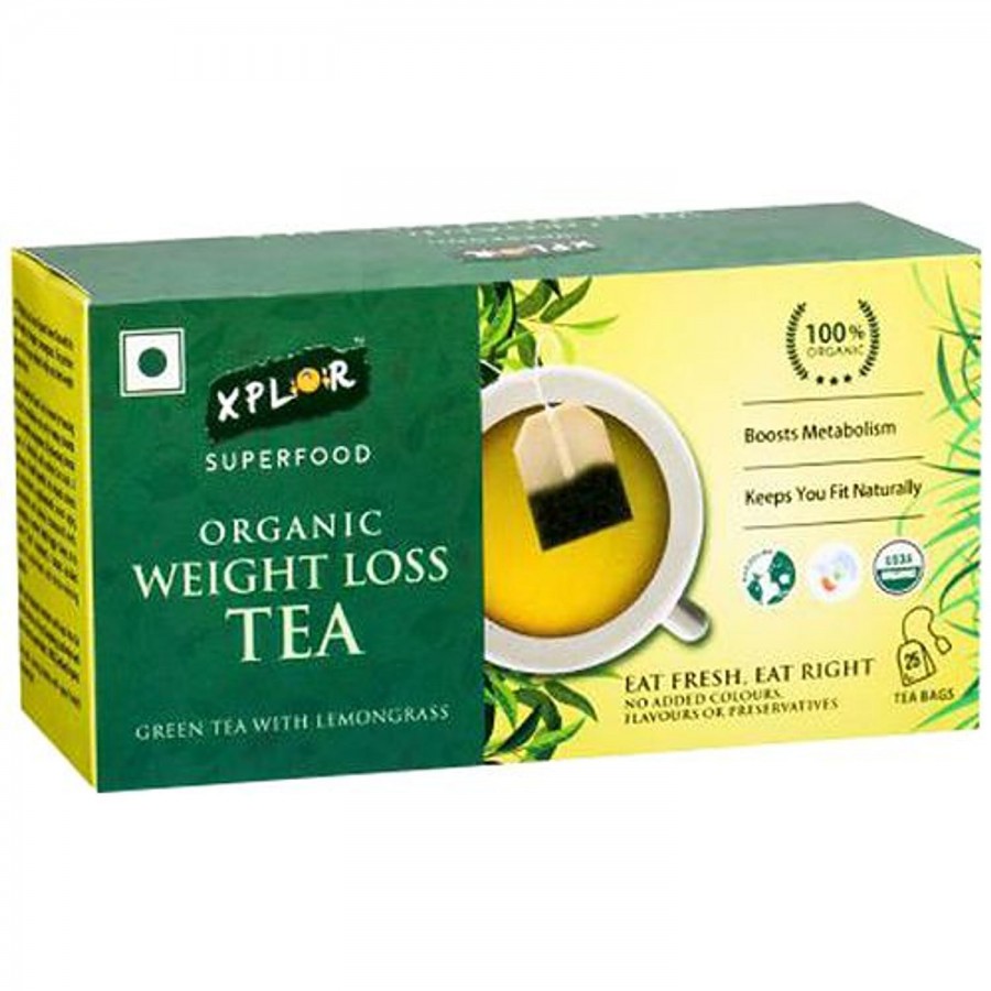 XPLOR Organic Green Tea With Lemongrass - Weight Loss