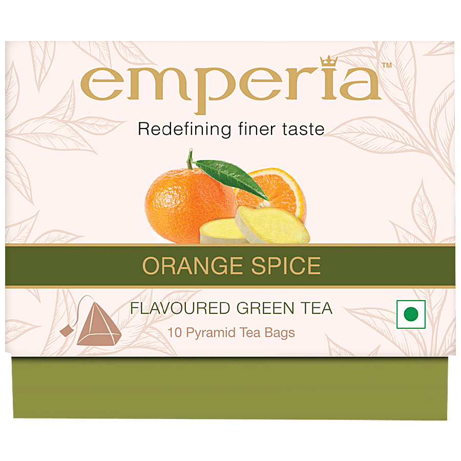 emperia Orange Spice Flavoured Green Tea