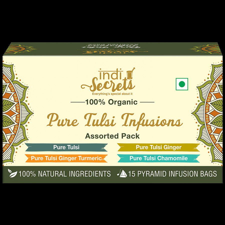 indiSecrets Assorted Tulsi Infusions With 4 Exotic Flavours