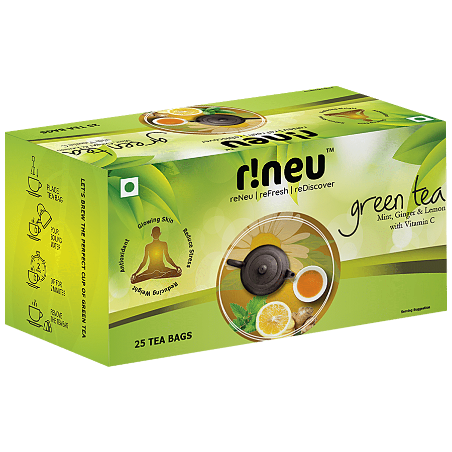 r!neu Green Tea - Mint Ginger & Lemon