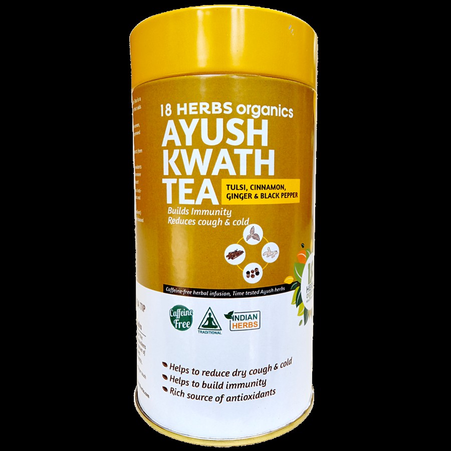 18 Herbs Organics Ayush Kwath Tea