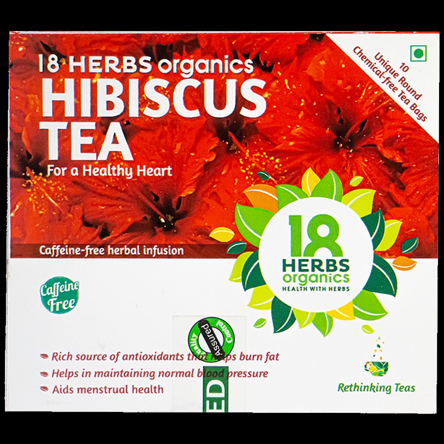 18 Herbs Organics Hibiscus Tea