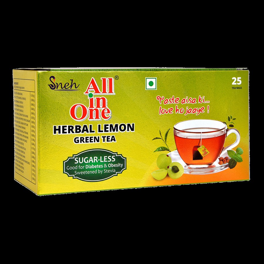 All in One Herbal Green Tea - Lemon