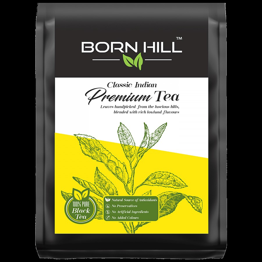 BORN HILL Classic Indian Premium Black Tea - Rich In Antioxidants