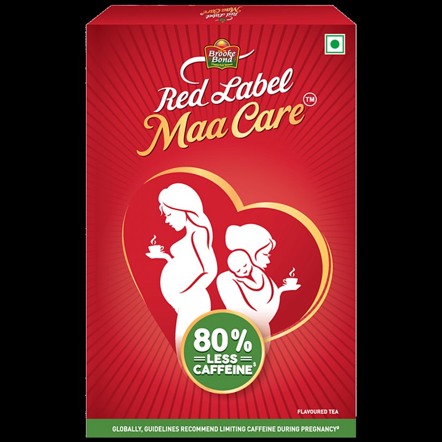 Brooke Bond Red Label Maa Care Flavoured Tea - 80% Less Caffeine