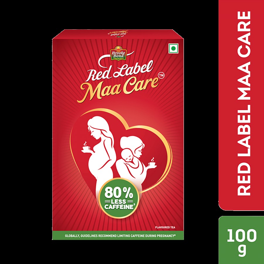 Brooke Bond Red Label Maa Care Flavoured Tea - 80% Less Caffeine