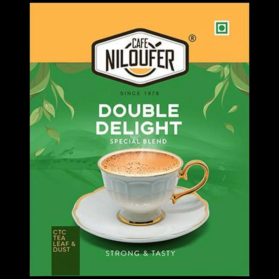 Cafe Niloufer Double Delight CTC Tea Leaf & Dust - Strong Aroma & Taste