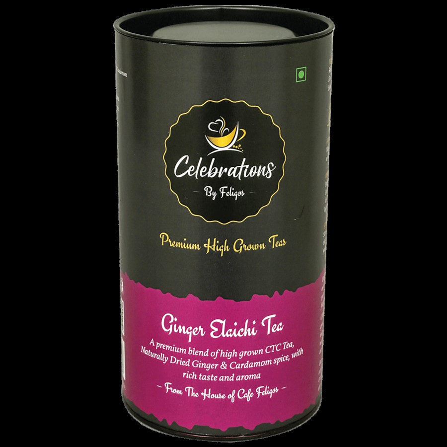 Celebrations Premium Ginger Elaichi Tea - With Rich Taste & Aroma