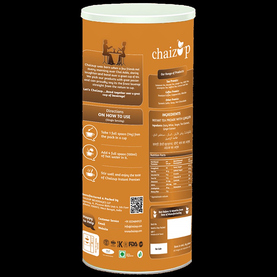 Chaizup Instant Premix Karak Ginger Tea