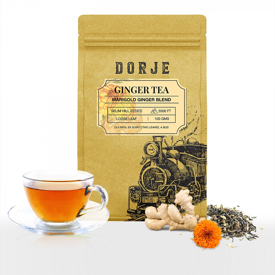 Dorje Marigold Ginger Tea - Wellness Herbal Teas