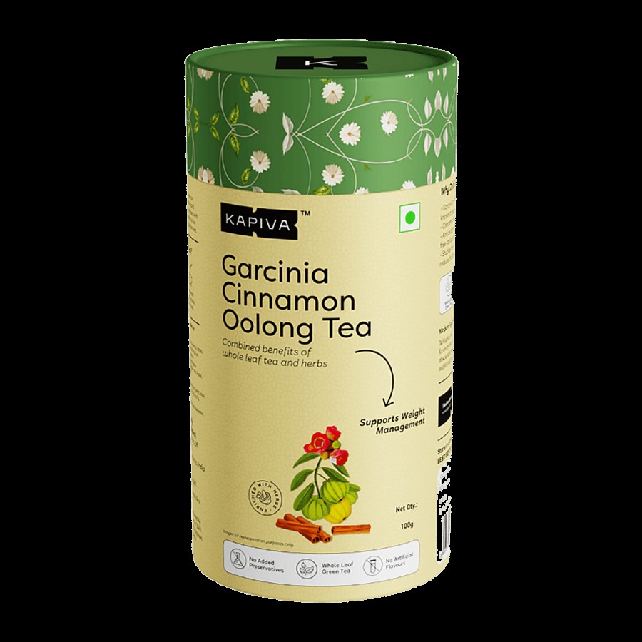 Kapiva Garcinia Cinnamon Oolong Tea - Supports Weight Management