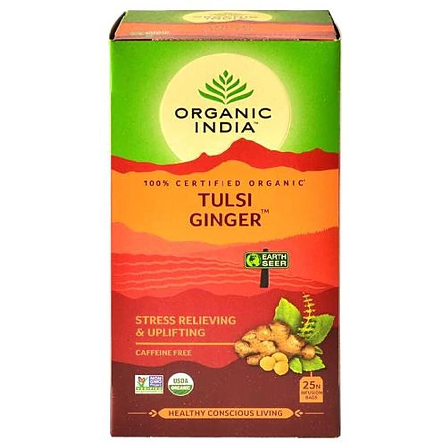 Organic India Tea - Tulsi & Ginger