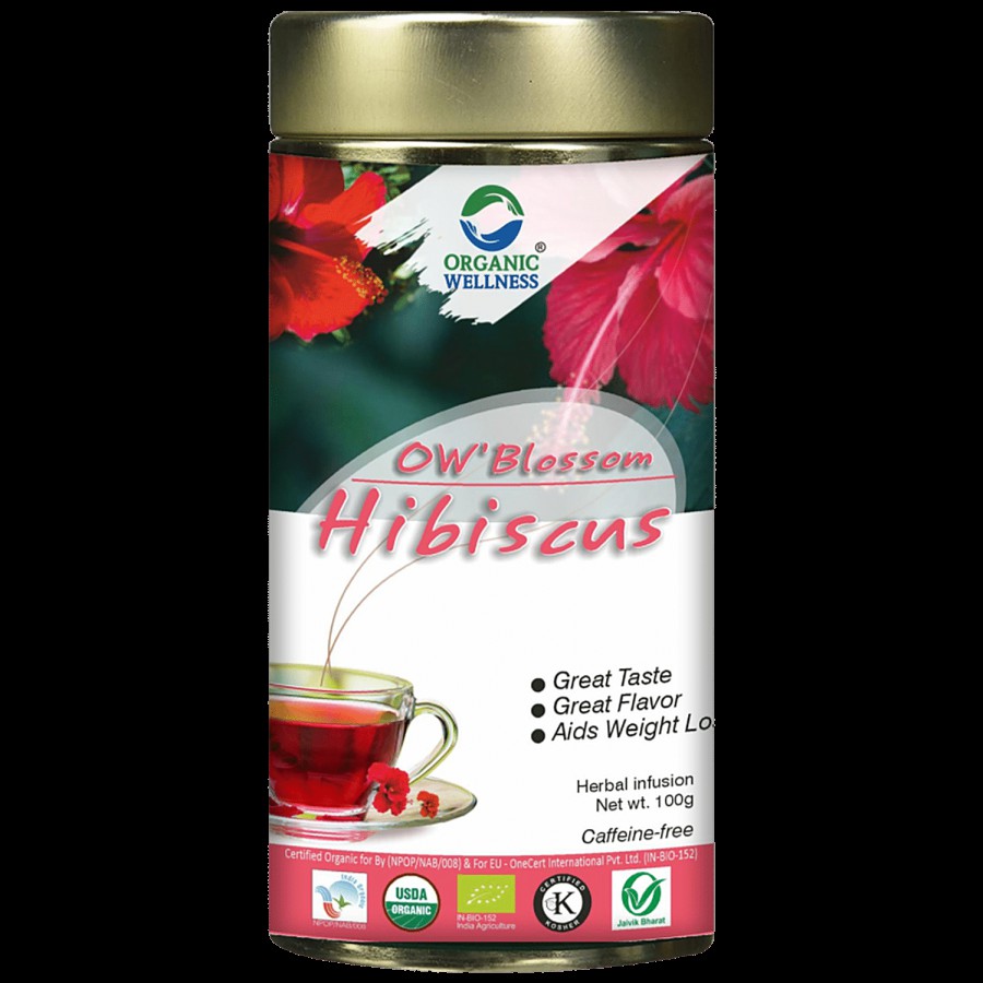 Organic Wellness Hibiscus Tea - May Help Lower Blood Pressure