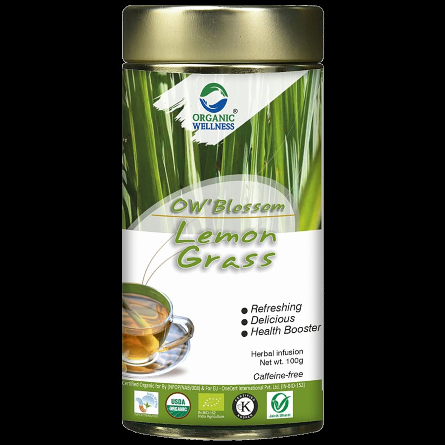 Organic Wellness Lemongrass Tea - Boosts Immunity