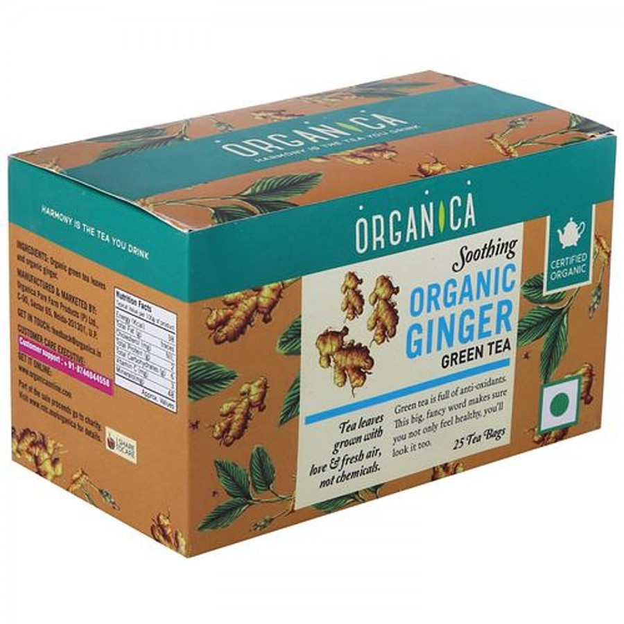 Organica Organic Green Tea - Ginger Soothing