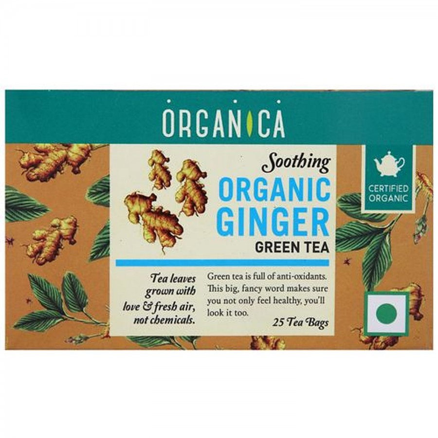 Organica Organic Green Tea - Ginger Soothing