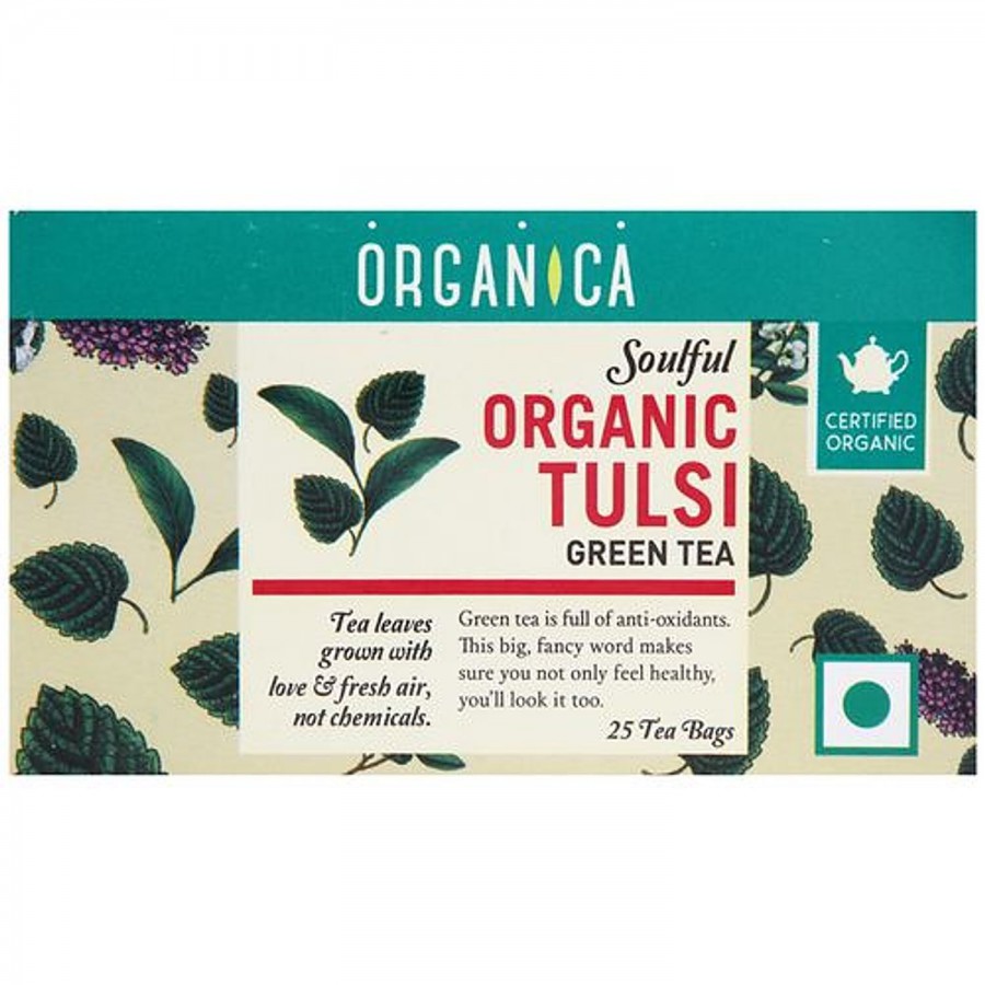 Organica Organic Green Tea - Tulsi Soulful