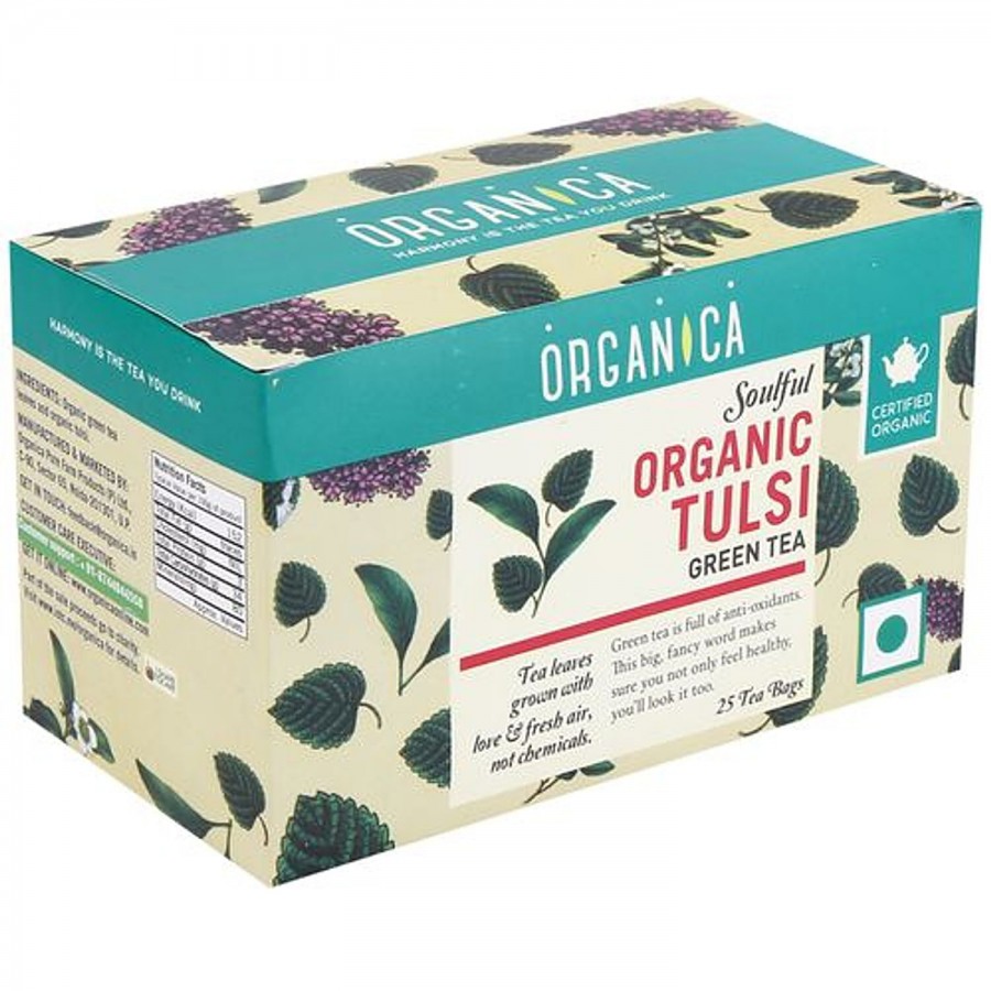 Organica Organic Green Tea - Tulsi Soulful