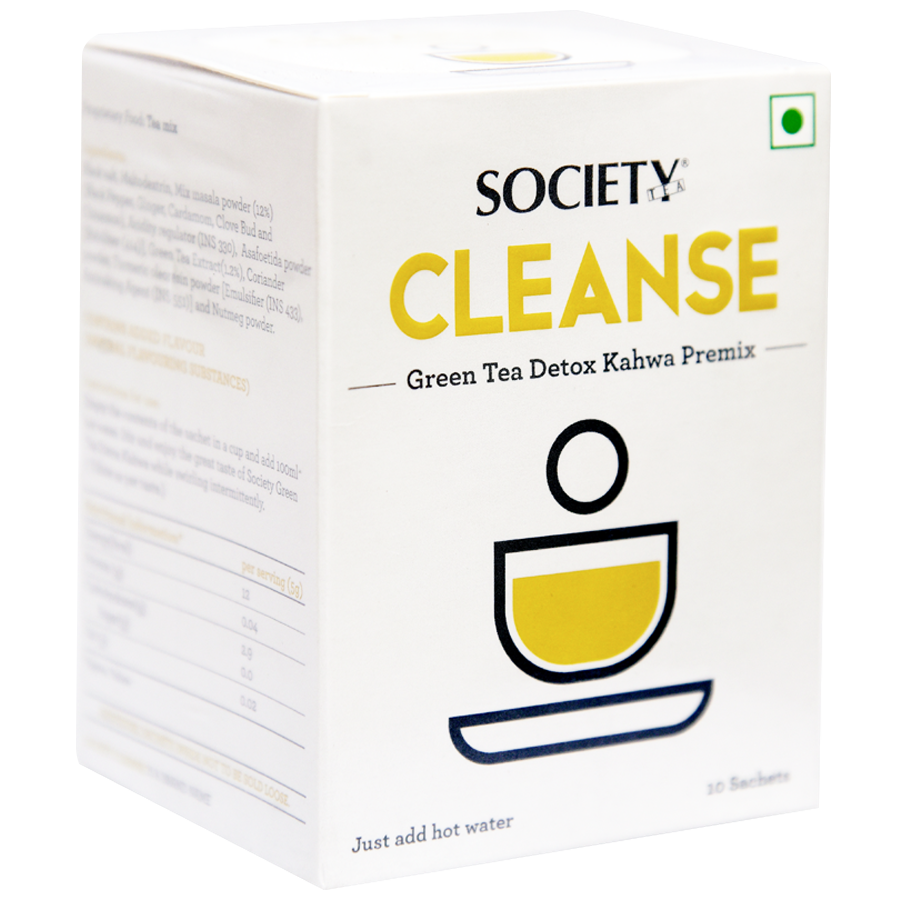 Society Cleanse Green Tea Detox Kahwa Premix