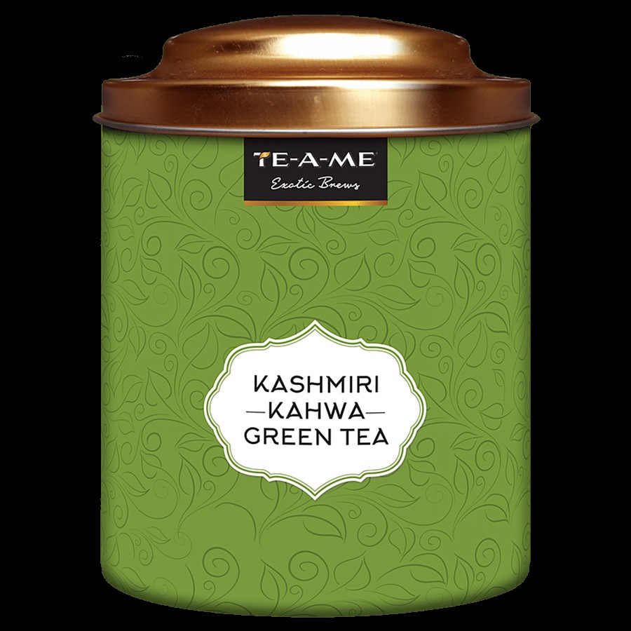 TE-A-ME Green Tea - Kashmiri Kahwa