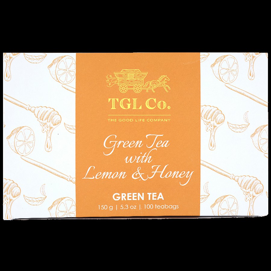 TGL Co. Lemon & Honey Green Tea Bags