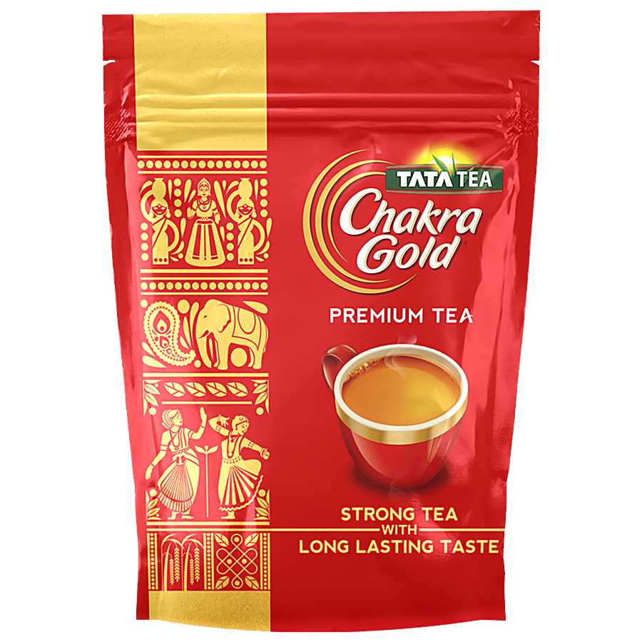 Tata Tea Chakra Gold Premium Tea - Strong Flavour With Long Lasting Taste