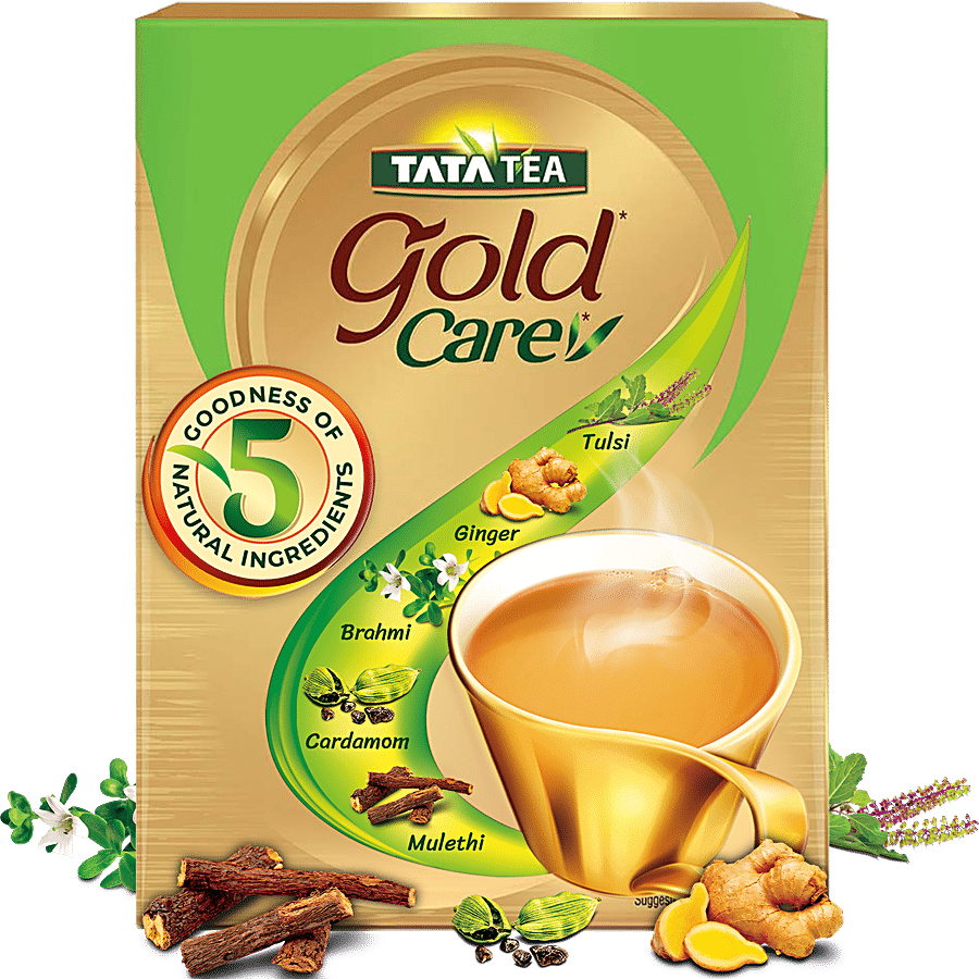 Tata Tea Gold Care Goodness Of 5 Natural Flavours