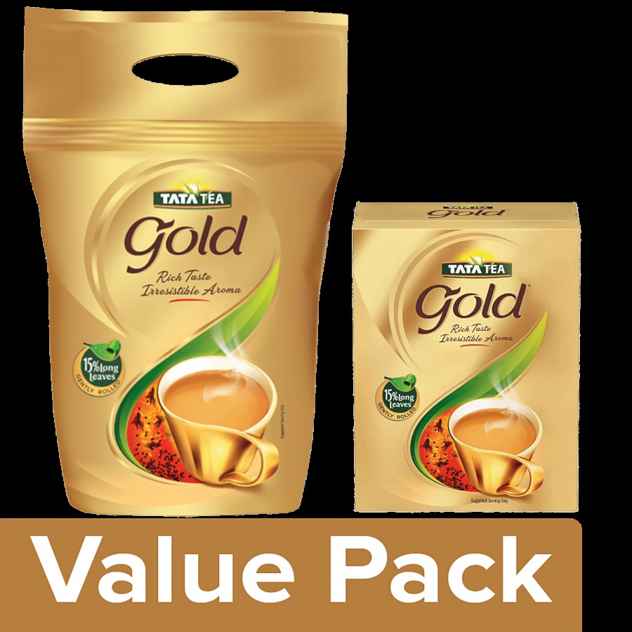 Tata Tea Gold Leaf Tea 1 kg + Leaf Tea 250 g