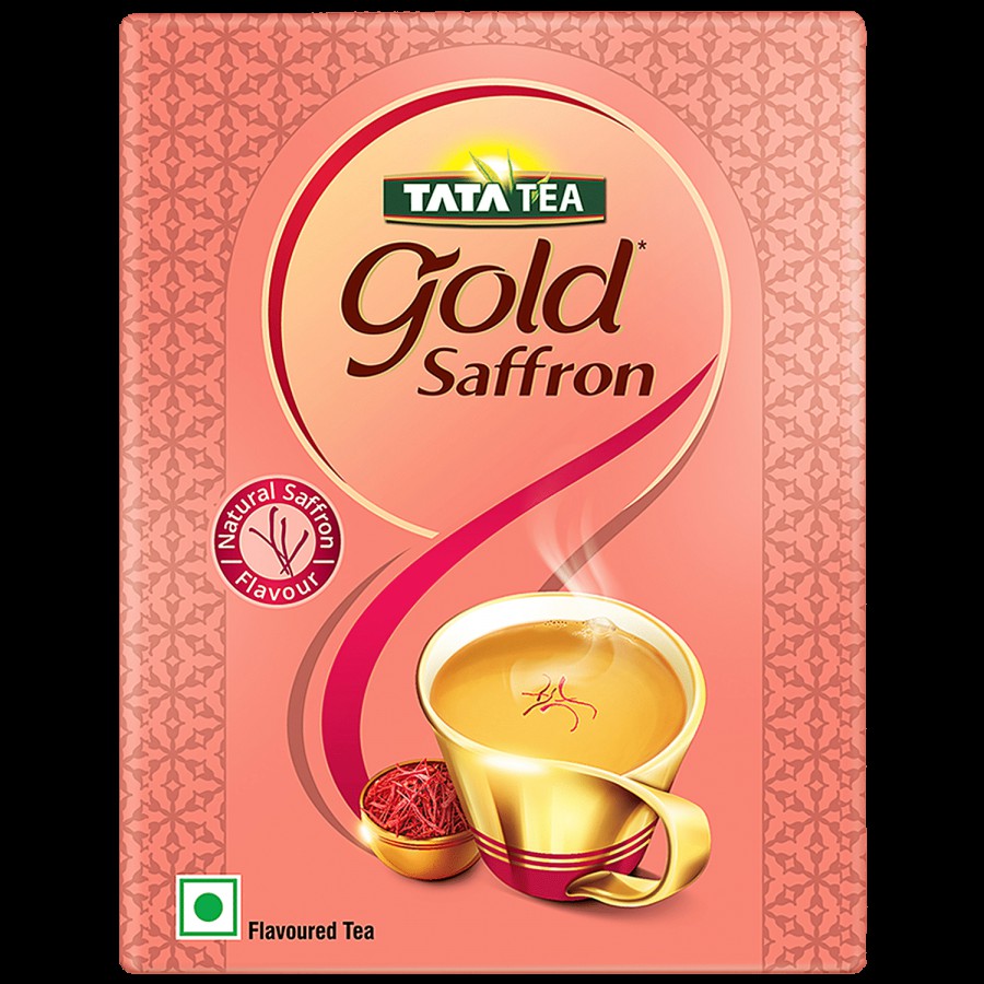 Tata Tea Gold Saffron Black Tea Natural Flavour Rich In Taste