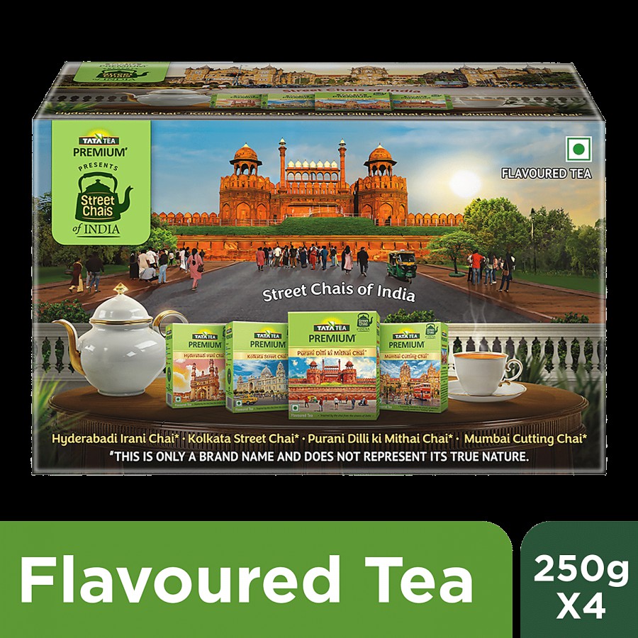 Tata Tea Premium Street Chais Of India - Assorted Flavours